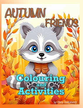 Colouring Book [ Activity and colouring ] Autumn Friends - Wee Little Books
