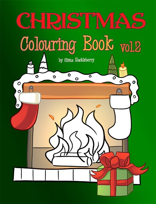 Colouring Book [ Activity and colouring ] Christmas Book Vol. 2 - Wee Little Books