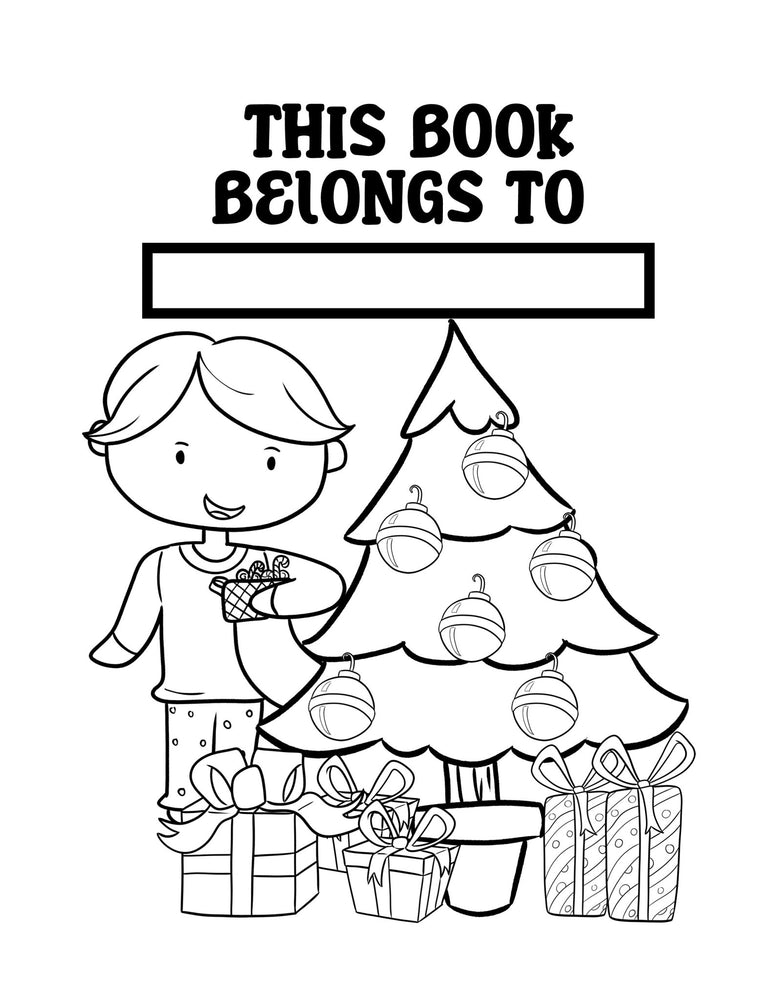 Colouring Book [ Activity and colouring ] Christmas Book Vol. 2 - Wee Little Books