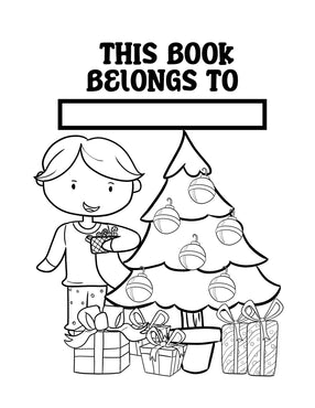 Colouring Book [ Activity and colouring ] Christmas Book Vol. 2 - Wee Little Books