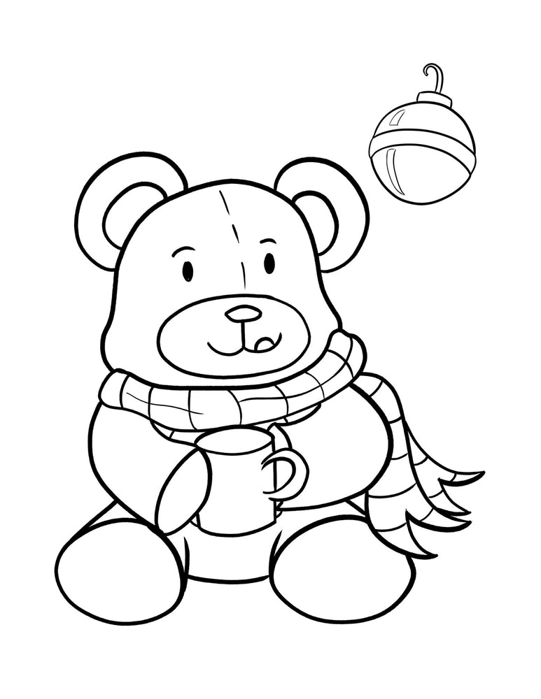 Colouring Book [ Activity and colouring ] Christmas Book Vol. 2 - Wee Little Books