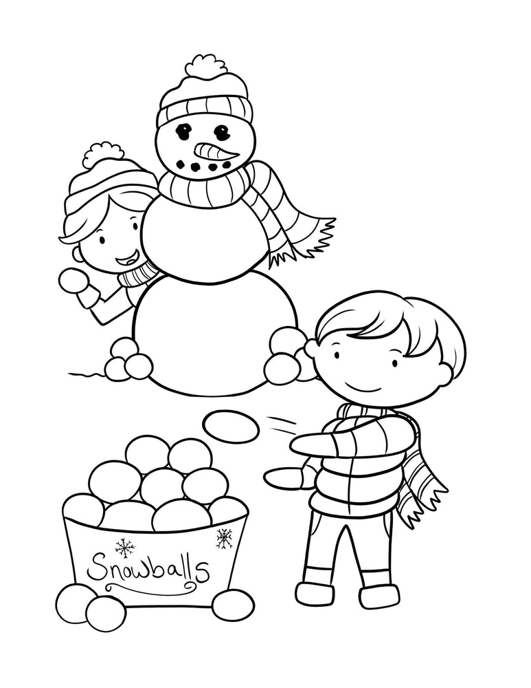 Colouring Book [ Activity and colouring ] Christmas Book Vol.3 - Wee Little Books