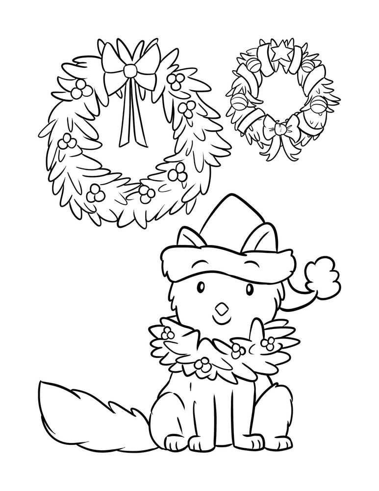 Colouring Book [ Activity and colouring ] Christmas Book Vol.3 - Wee Little Books