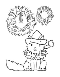 Colouring Book [ Activity and colouring ] Christmas Book Vol.3 - Wee Little Books
