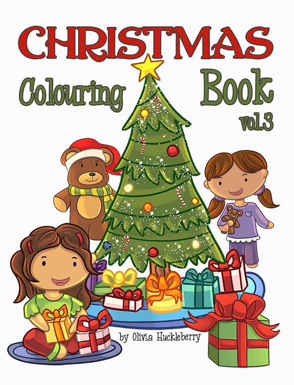 Colouring Book [ Activity and colouring ] Christmas Book Vol.3 - Wee Little Books