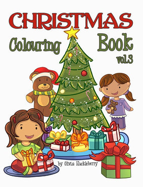 Colouring Book [ Activity and colouring ] Christmas Book Vol.3 - Wee Little Books