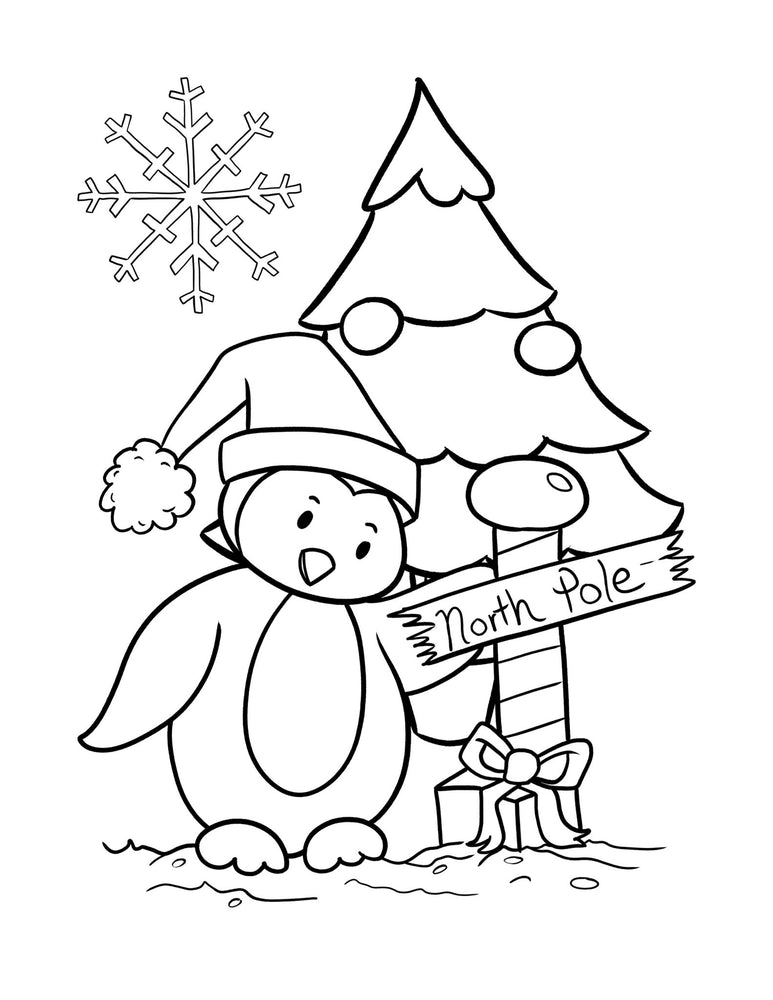 Colouring Book [ Activity and colouring ] Christmas Book Vol.3 - Wee Little Books
