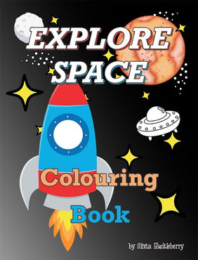 Colouring Book [ Activity and colouring ] Explore Space - Wee Little Books
