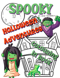 Colouring Book [ Activity and colouring ] Spooky Halloween - Wee Little Books