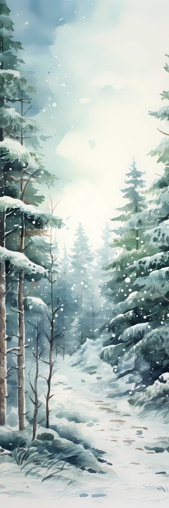 Double Sided [ Laminated Card Stock ] Winter Wonderland - Wee Little Books