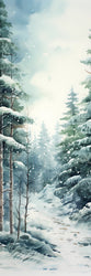 Double Sided [ Laminated Card Stock ] Winter Wonderland - Wee Little Books