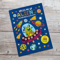Dress me up [ Colouring and Activity ] Aliens - Wee Little Books