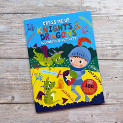Dress me up [ Colouring and Activity ] Knights and Dragons - Wee Little Books