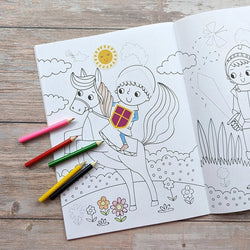 Dress me up [ Colouring and Activity ] Knights and Dragons - Wee Little Books