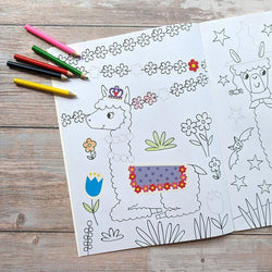 Dress me up [ Colouring and Activity ] Llama - Wee Little Books