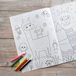 Dress me up [ Colouring and Activity ] Llama - Wee Little Books