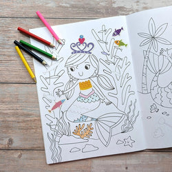 Dress me up [ Colouring and Activity ] Mermaids - Wee Little Books