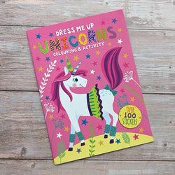 Dress me up [ Colouring and Activity ] Unicorns - Wee Little Books