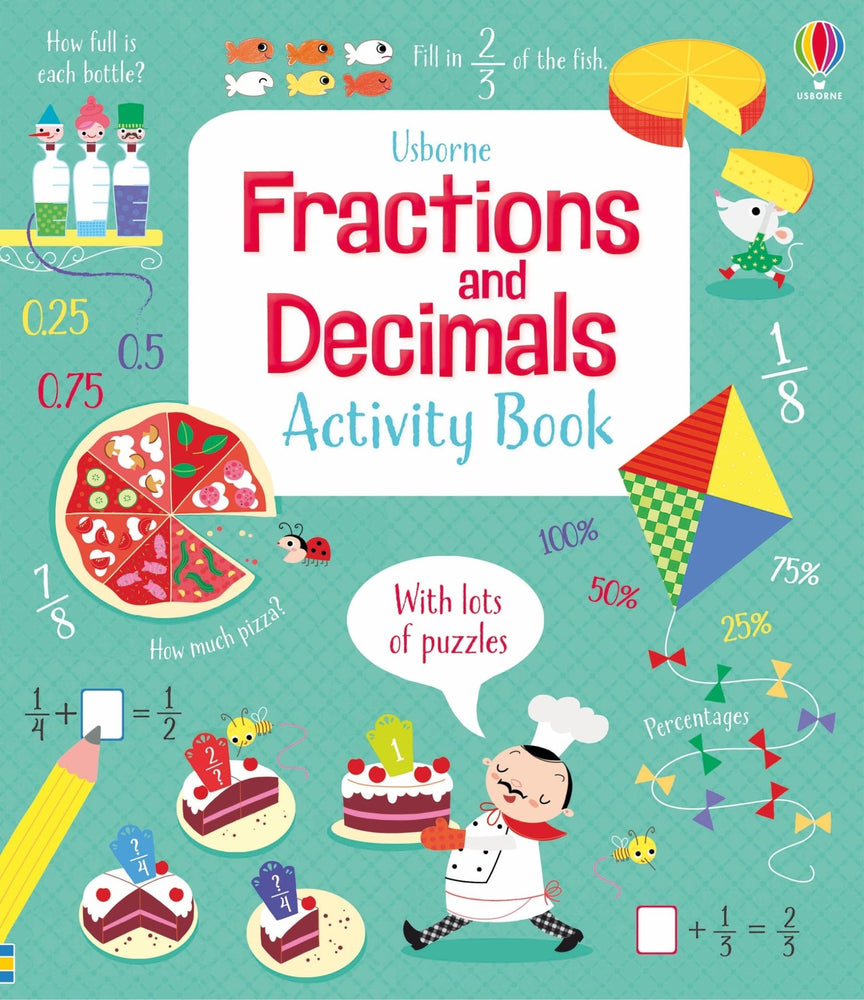 Fractions and Decimals - Activity Book - Wee Little Books