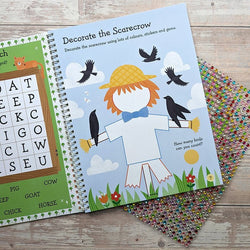 Gem Art [ Activity and Sticker Book ] Farm Friends - Wee Little Books