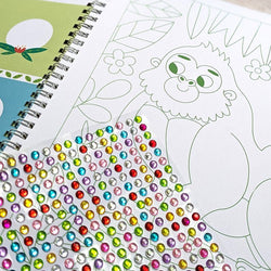 Gem Art [ Activity and Sticker Book ] Jungle Animals - Wee Little Books
