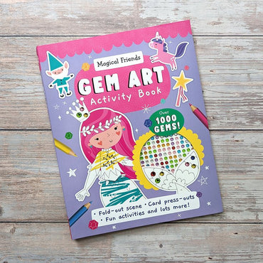 Gem Art [ Activity and Sticker Book ] Magical Friends - Wee Little Books
