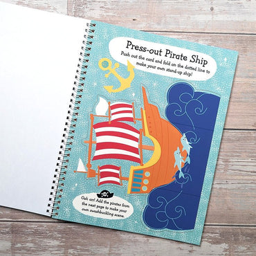 Gem Art [ Activity and Sticker Book ] Pesky Pirates - Wee Little Books