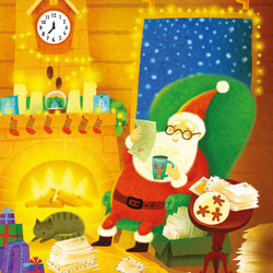 Jigsaw [ Book and Jigsaw ] Santa and the Elves - Wee Little Books
