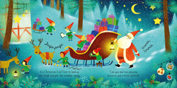 Jigsaw [ Book and Jigsaw ] Santa and the Elves - Wee Little Books