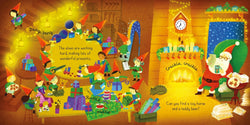 Jigsaw [ Book and Jigsaw ] Santa and the Elves - Wee Little Books