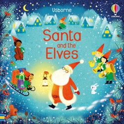 Jigsaw [ Book and Jigsaw ] Santa and the Elves - Wee Little Books