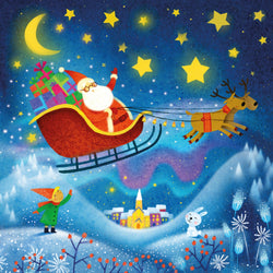 Jigsaw [ Book and Jigsaw ] Santa and the Elves - Wee Little Books
