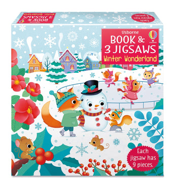 Jigsaw [ Book and Jigsaw ] Winter Wonderland - Wee Little Books