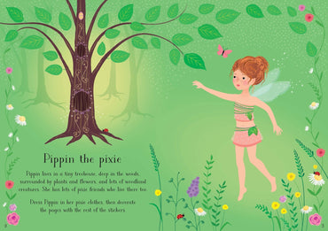 Little Sticker Dolly Dressing [ Sticker Story Book ] Pixies - Wee Little Books