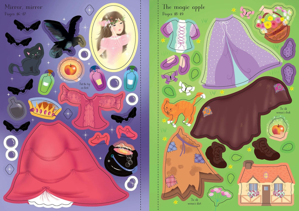Little Sticker Dolly Dressing [ Sticker Story Book ] Snow White - Wee Little Books