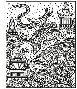 Magic Painting [ Activity Book ] Dragons - Wee Little Books