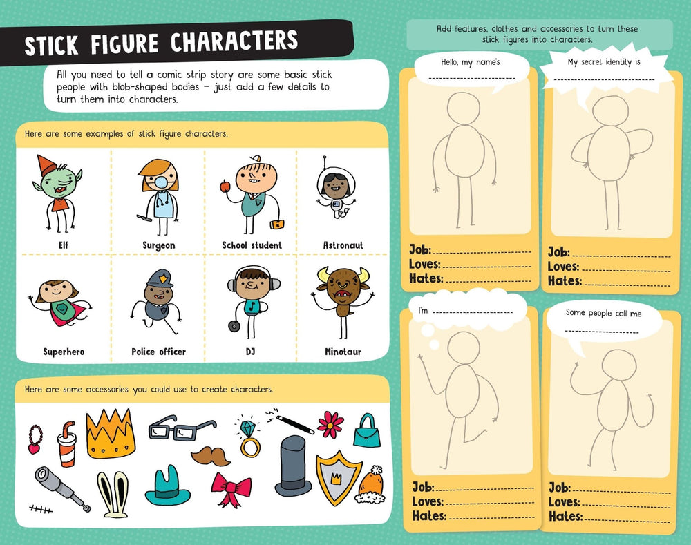 Make your own comics - Wee Little Books