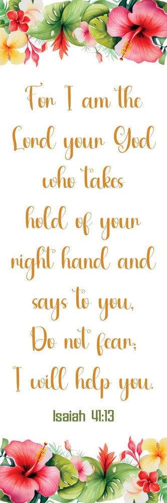 One Sided [ Laminated Card Stock ] Bible Verse - Wee Little Books