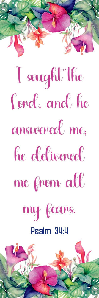 One Sided [ Laminated Card Stock ] Bible Verse - Wee Little Books