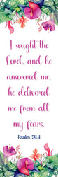 One Sided [ Laminated Card Stock ] Bible Verse - Wee Little Books