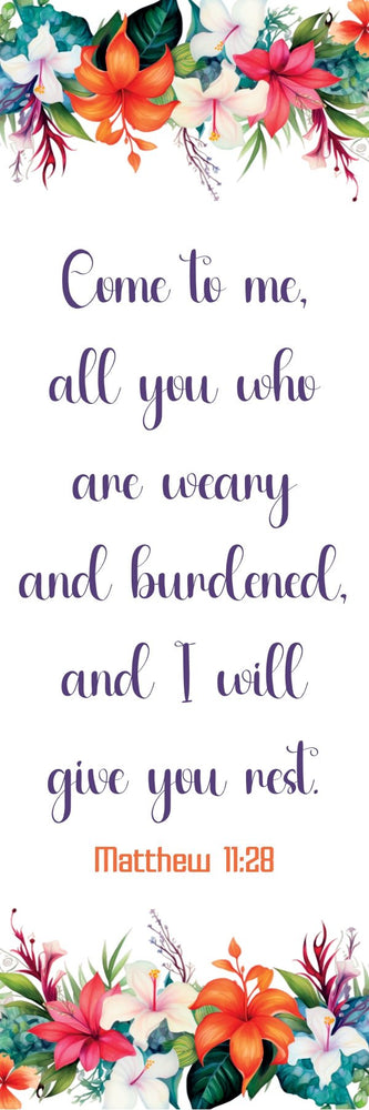 One Sided [ Laminated Card Stock ] Bible Verse - Wee Little Books