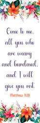 One Sided [ Laminated Card Stock ] Bible Verse - Wee Little Books