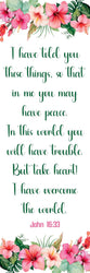 One Sided [ Laminated Card Stock ] Bible Verse - Wee Little Books