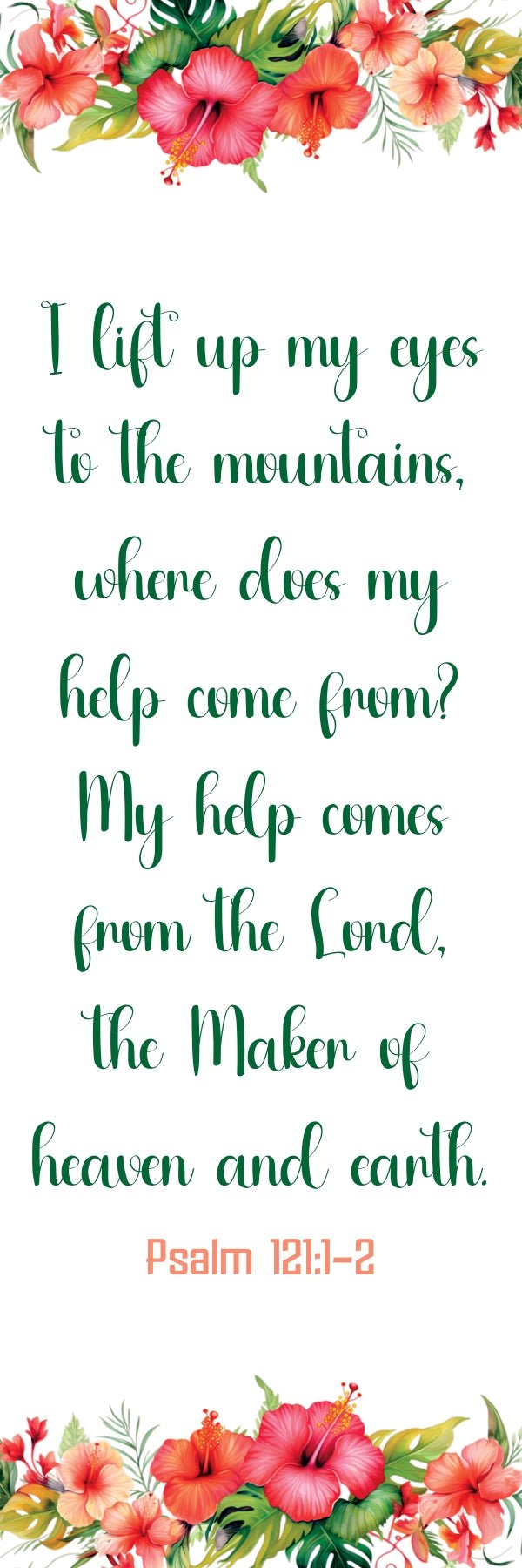 One Sided [ Laminated Card Stock ] Bible Verse - Wee Little Books