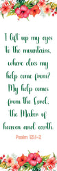 One Sided [ Laminated Card Stock ] Bible Verse - Wee Little Books