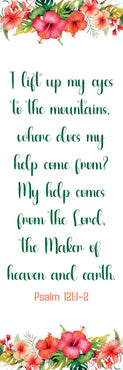 One Sided [ Laminated Card Stock ] Bible Verse - Wee Little Books