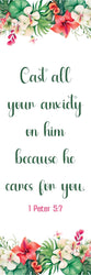 One Sided [ Laminated Card Stock ] Bible Verse - Wee Little Books