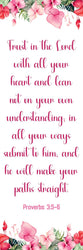 One Sided [ Laminated Card Stock ] Bible Verse - Wee Little Books
