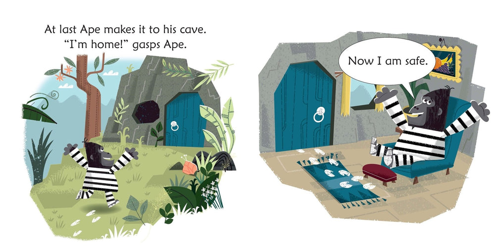 Phonics [ Phonics Stories ] Ape's great escape - Wee Little Books