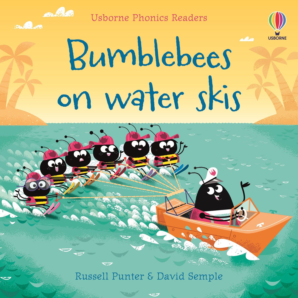 Phonics [ Phonics Stories ] Bumble Bees on Water Skis - Wee Little Books